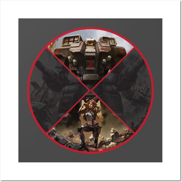 Black Widow Battalion Wall Art by Eldoniousrex